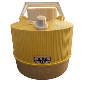 Vintage Thermos 1 Gallon Yellow Water Jug Bottle